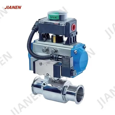 Hygienische pneumatische Kugelventile